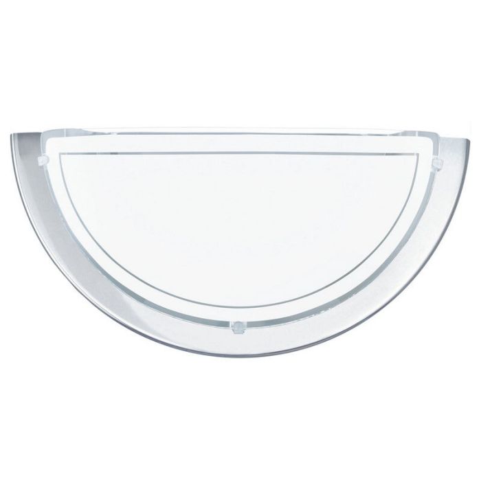 Chrom moderne Wandleuchte Glas, Agena