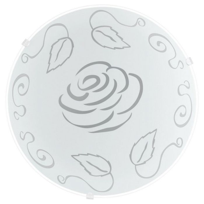 Weiße Deckenlampe Glas, Bada