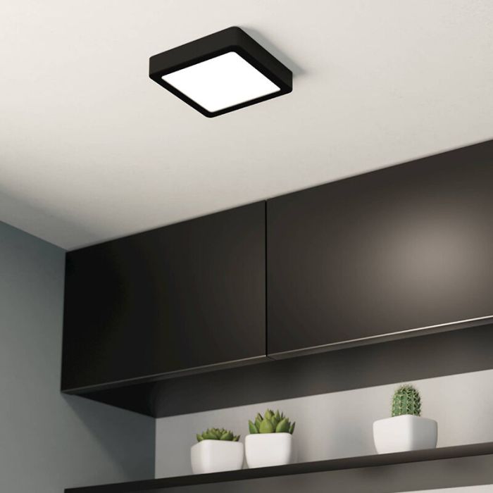 Weiße Deckenlampe Kunststoff, Geraldo, 11W, 3000K LED