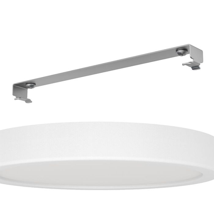 Weiße Badezimmer Deckenleuchte Kunststoff, Geraldo, 17W, 3000K LED, IP44