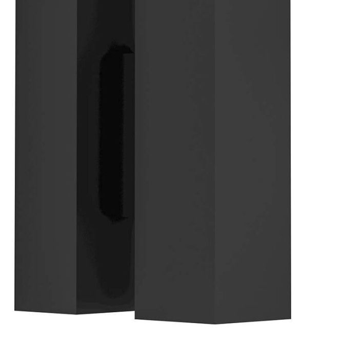 Schwarze moderne Außenleuchte Aluminium, Salman, 4,5W, 3000K LED, IP44
