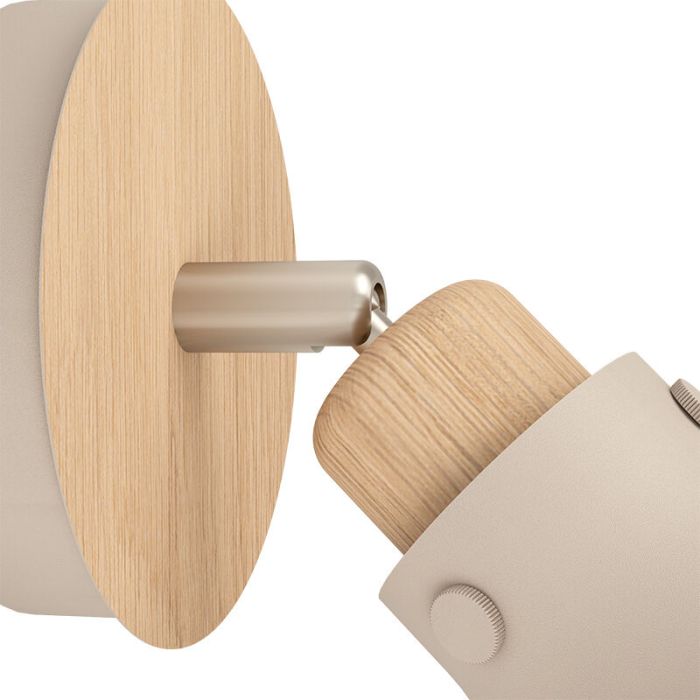 Beige moderne Wandstrahler Aluminium, Andy