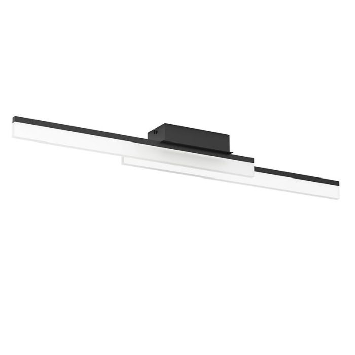 Schwarze moderne Badezimmer Deckenleuchte Aluminium, Michelle, 11W, 3000K LED, IP44