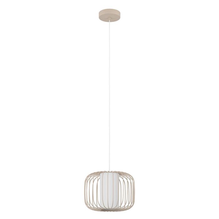 Beige industrielle Pendelleuchte Aluminium, Safira