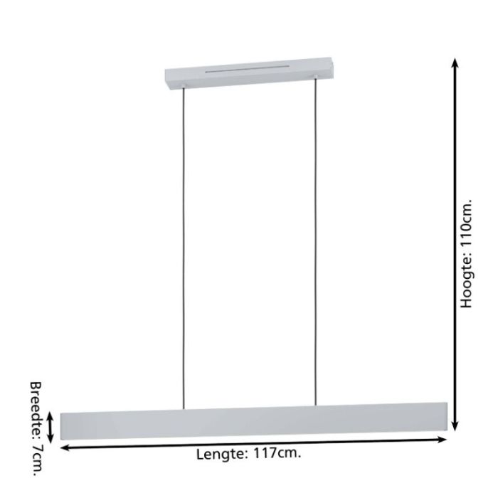 Graue moderne Smart Pendelleuchte Aluminium, Andrew, 19W, warm- bis kaltweiß einstellbare LED