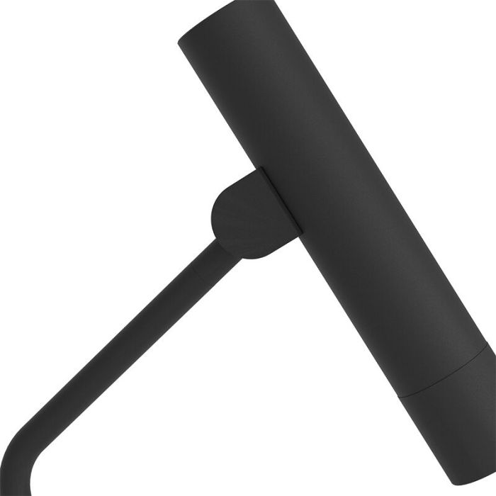 Schwarze moderne Tischleuchte Aluminium, Aleyna, 5W, 3000K LED, mit Schalter