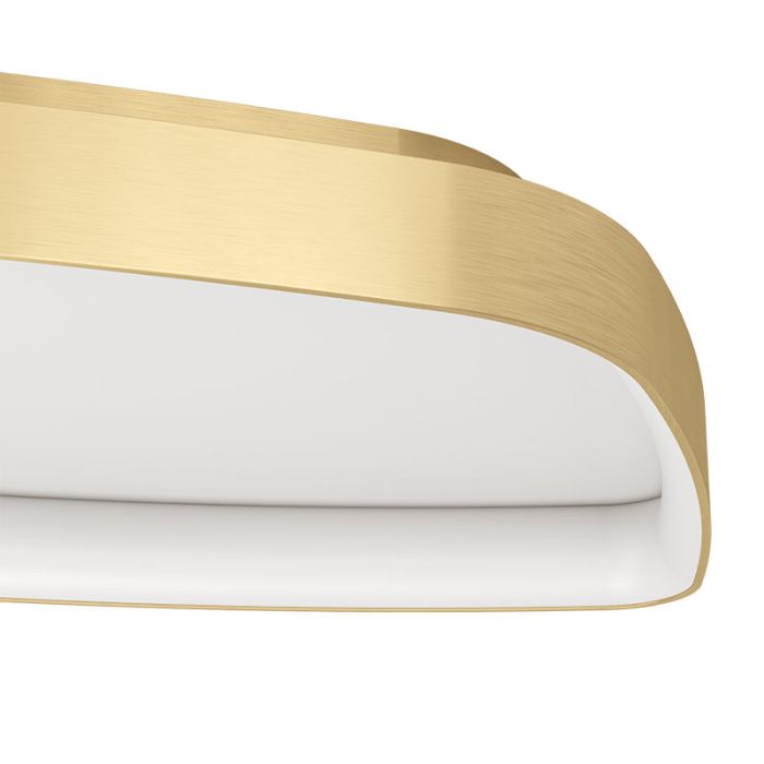 Goldene design Deckenlampe Aluminium, Samson, 25,2W, 3000K LED
