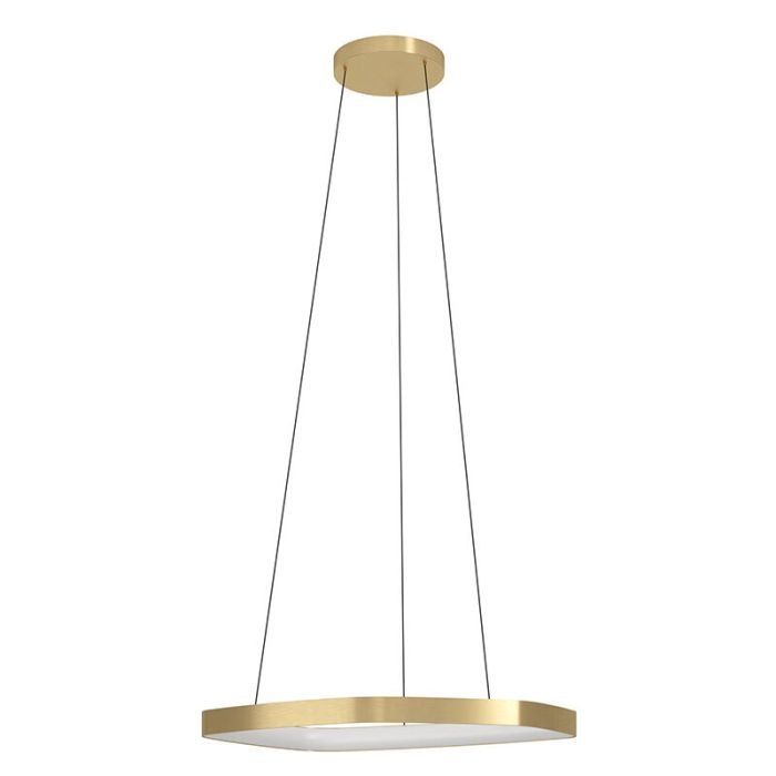 Goldene design Pendelleuchte Aluminium, Samson, 25,2W, 3000K LED