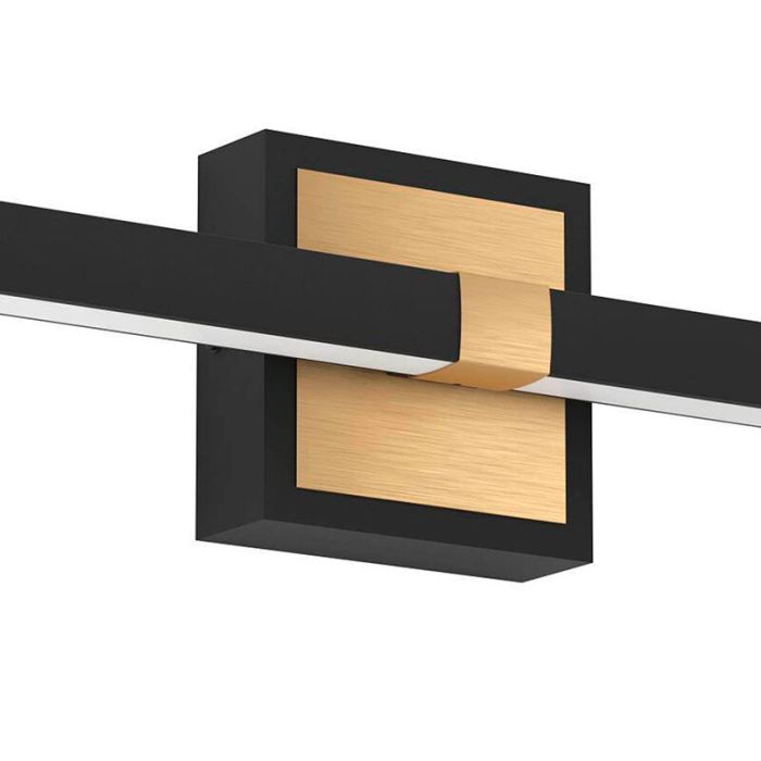 Messing moderne Wandleuchte Badezimmer Stahl, Natasha, 11W, 3000K LED, IP44