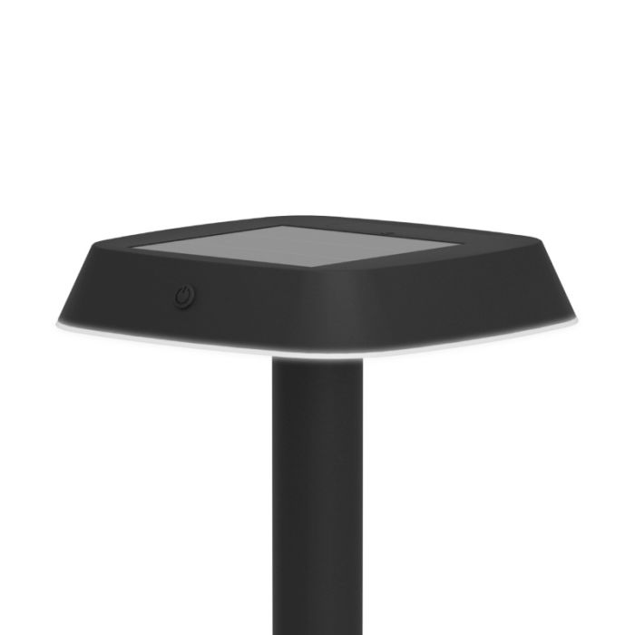 Schwarze Solar Außenstrahler Kunststoff, Ingemar, 8,5W, 3000K LED, IP65