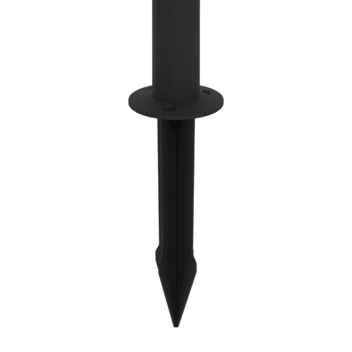 Schwarze Solar Außenstrahler Kunststoff, Ingemar, 8,5W, 3000K LED, IP65