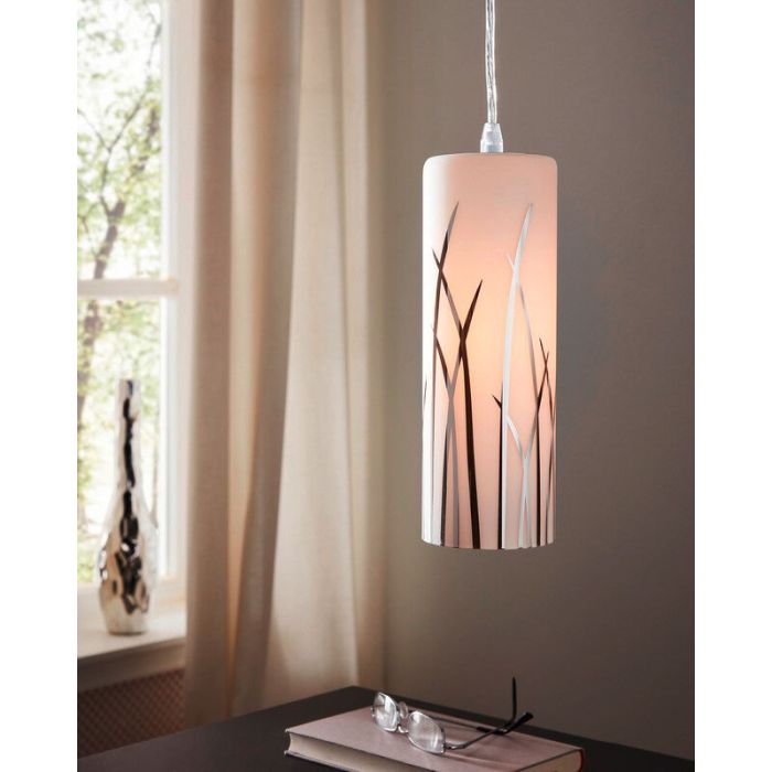 Chrom design Pendelleuchte Glas, Ilyas