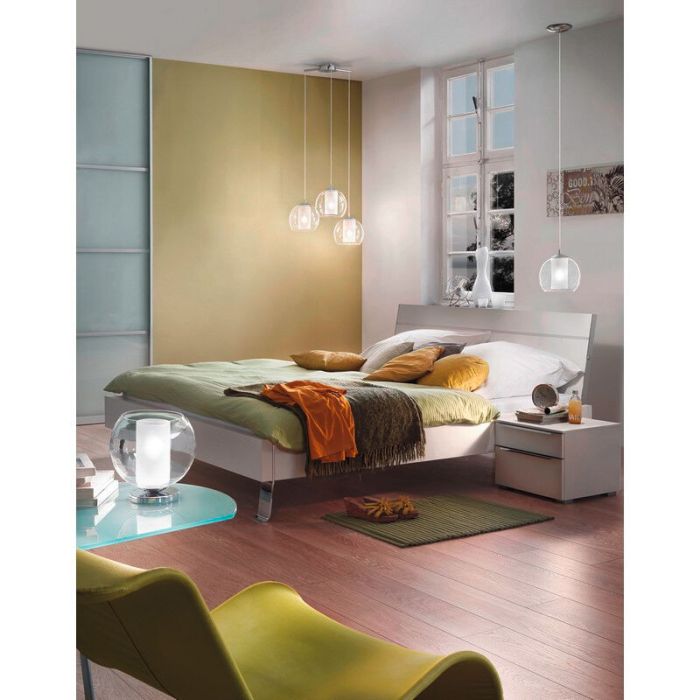 Chrom design Pendelleuchte Glas, Silvijn