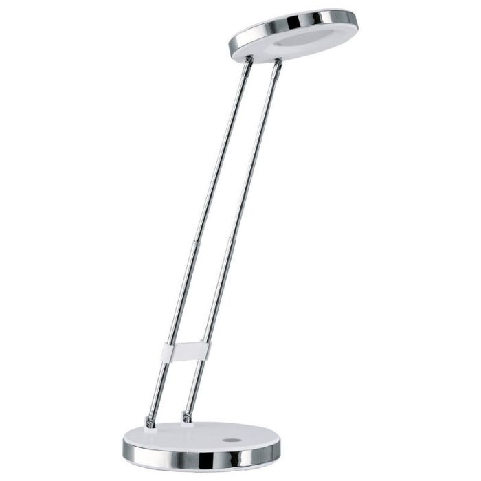 Weiße moderne Schreibtischlampe Kunststoff, Arie, 3W, 3000K LED, mit Schalter