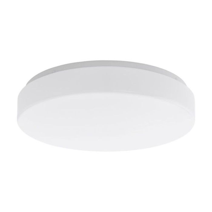 Weiße Deckenlampe Kunststoff, Reda, 16W, warm- bis kaltweiß einstellbare LED