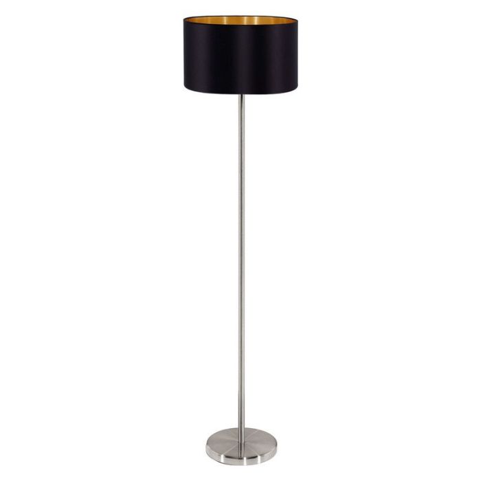Goldene moderne Stehlampe Stoff, Terme, mit Schalter