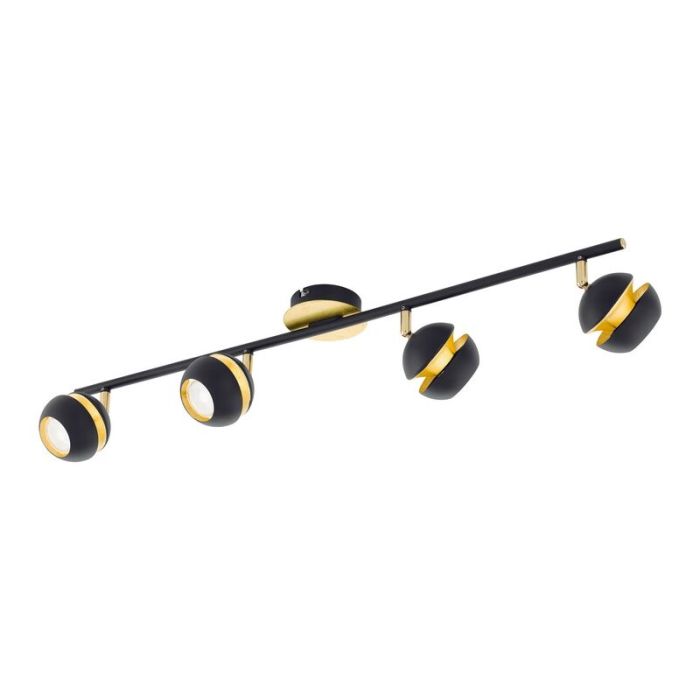 Goldene moderne Deckenstrahler Stahl, Josse