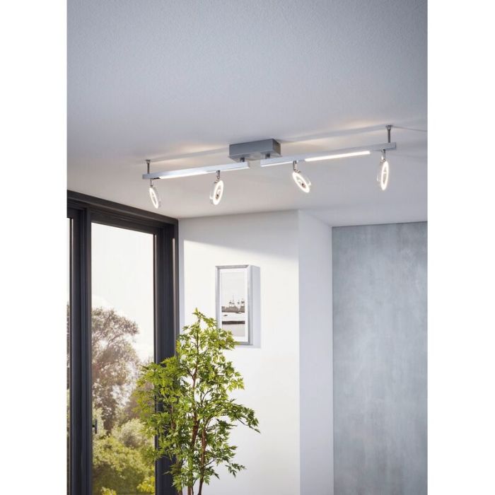Chrom moderne Deckenstrahler Aluminium, Madelinde, 3W, 3000K LED