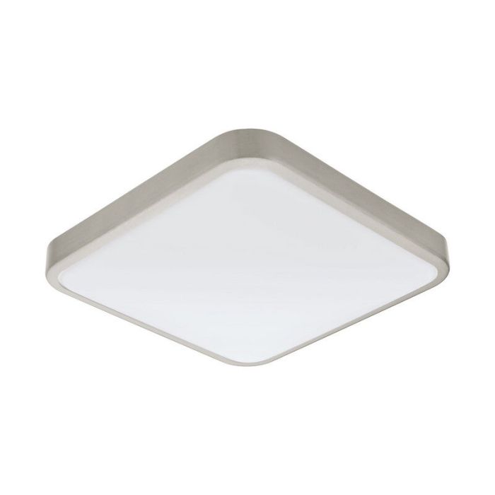 Nickel Wandleuchte Kunststoff, Beyza, 16W, 3000K LED, IP44
