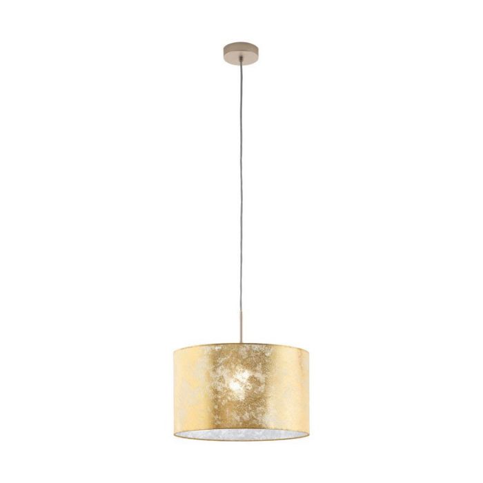 Beige moderne Pendelleuchte Stoff, Megan