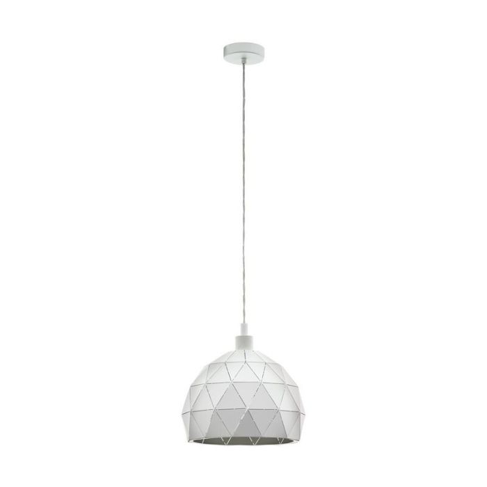 Weiße moderne Pendelleuchte Stahl, Silva