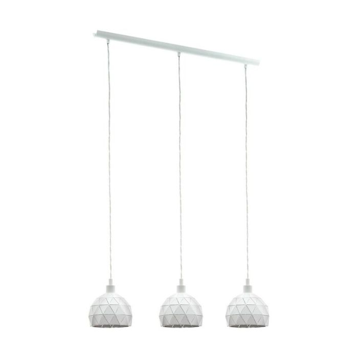 Weiße moderne Pendelleuchte Stahl, Silva