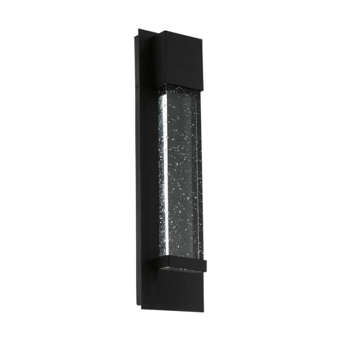 Schwarze moderne Außenleuchte Aluminium, Yvanca, 3W, 3000K LED, IP44