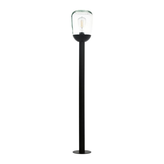 Schwarze moderne Außenleuchte Aluminium, Kerwin, IP44