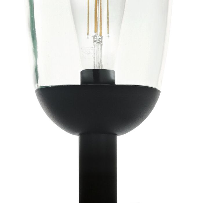 Schwarze moderne Außenleuchte Aluminium, Kerwin, IP44