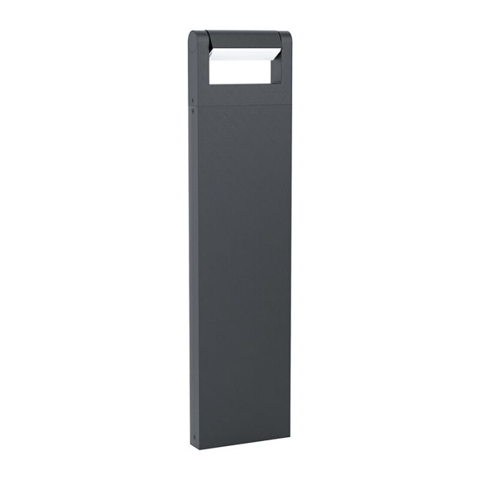 Schwarze moderne Außenleuchte Aluminium, Kawa, 4,8W, 3000K LED, IP44