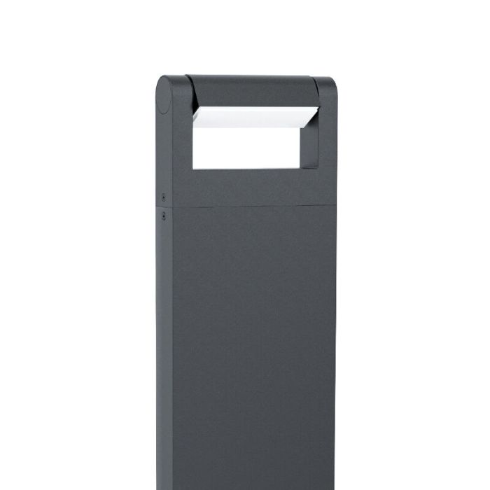 Schwarze moderne Außenleuchte Aluminium, Kawa, 4,8W, 3000K LED, IP44