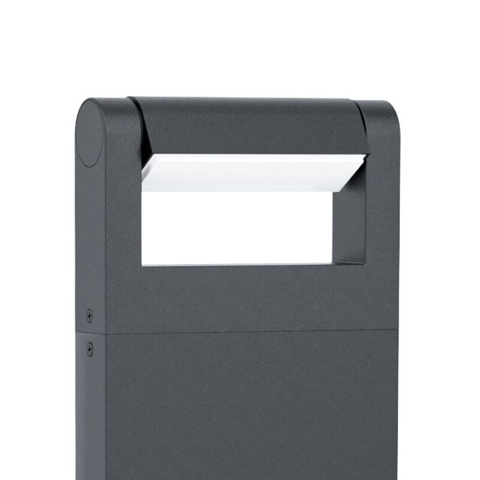 Schwarze moderne Außenleuchte Aluminium, Kawa, 4,8W, 3000K LED, IP44