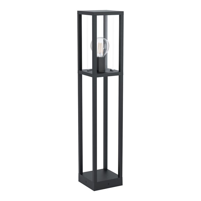 Schwarze moderne Außenleuchte Aluminium, Laszlo, IP54