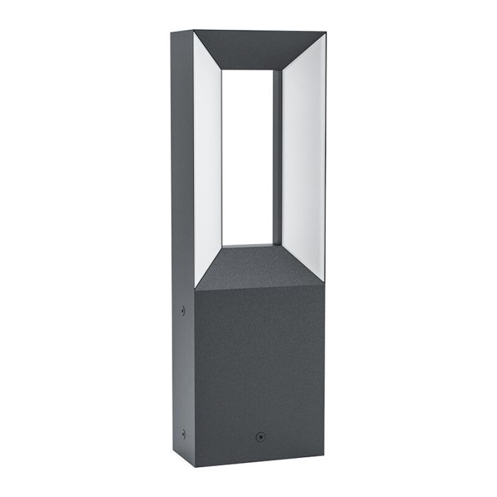 Schwarze moderne Außenleuchte Aluminium, Larisa, 5W, 3000K LED, IP44
