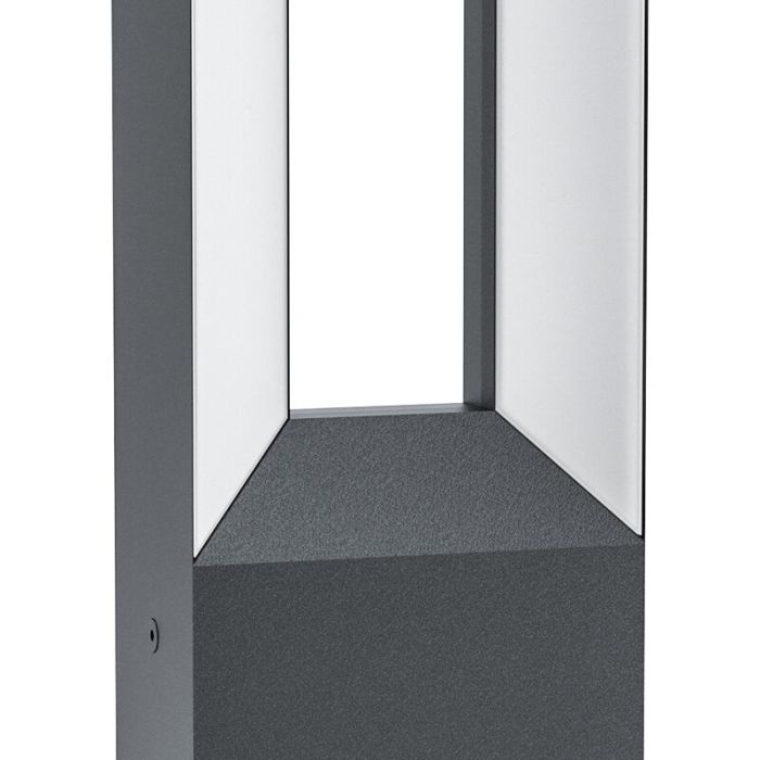 Schwarze moderne Außenleuchte Aluminium, Larisa, 5W, 3000K LED, IP44