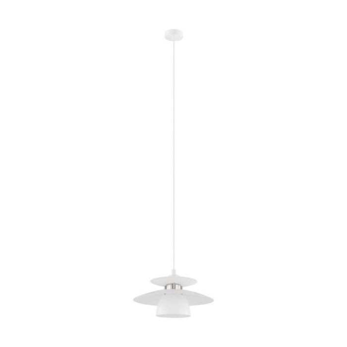 Weiße design Pendelleuchte Stahl, Lariana