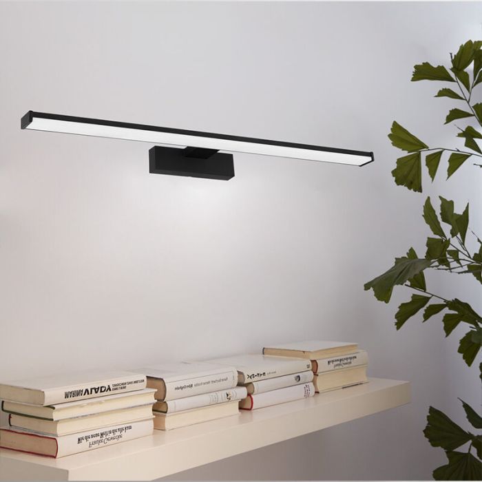 Schwarze Spiegelbeleuchtung Kunststoff, Nancy, 11W, 4000K LED, IP44