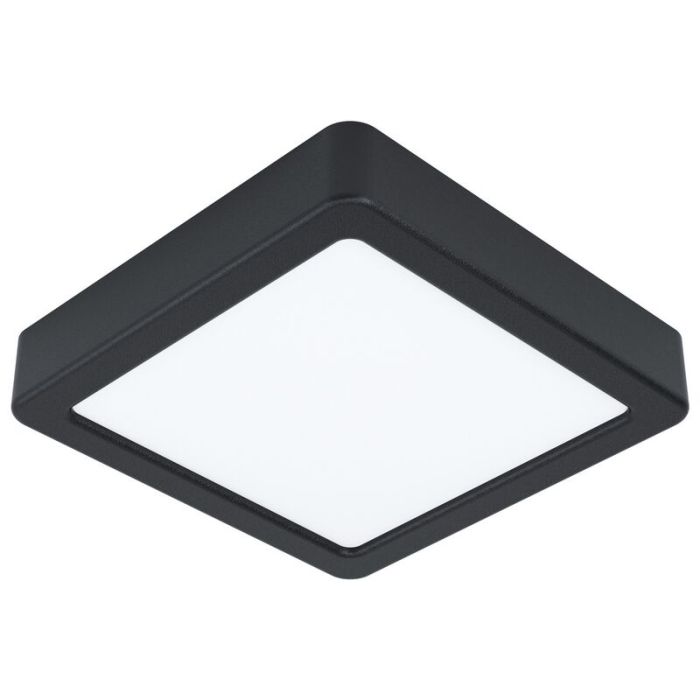 Schwarze Deckenleuchte Stahl, Pascale, 10W, 3000K LED