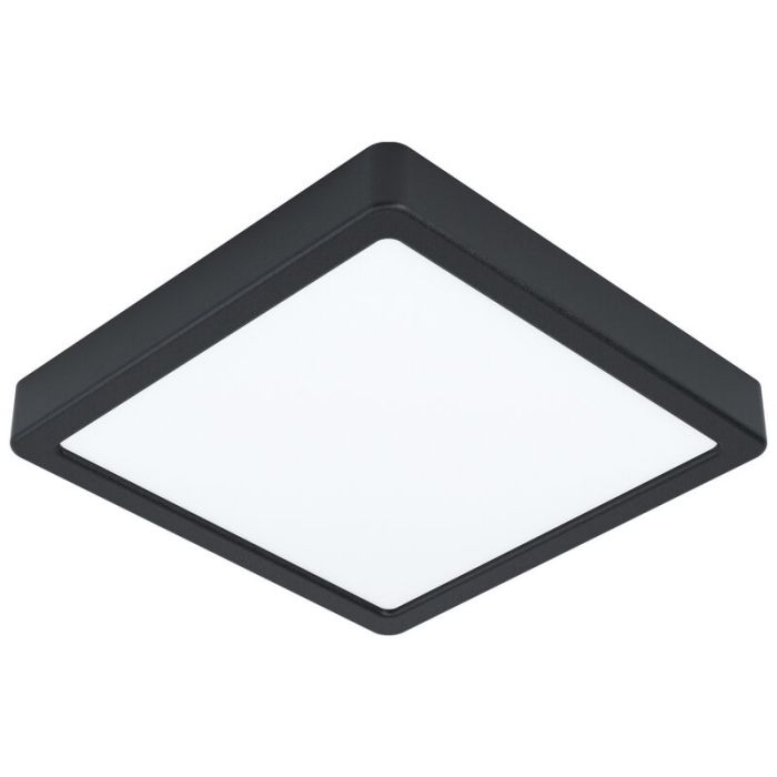 Schwarze Deckenleuchte Stahl, Pascale, 16W, 3000K LED