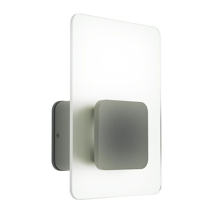 Anthrazit moderne Außenleuchte Kunststoff, Lutske, 10W, 3000K LED, IP44