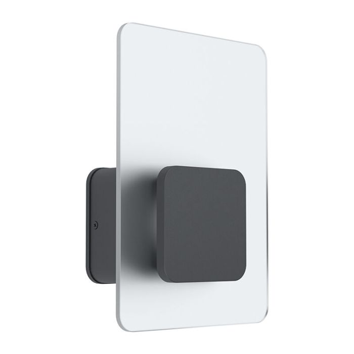 Anthrazit moderne Außenleuchte Kunststoff, Lutske, 10W, 3000K LED, IP44