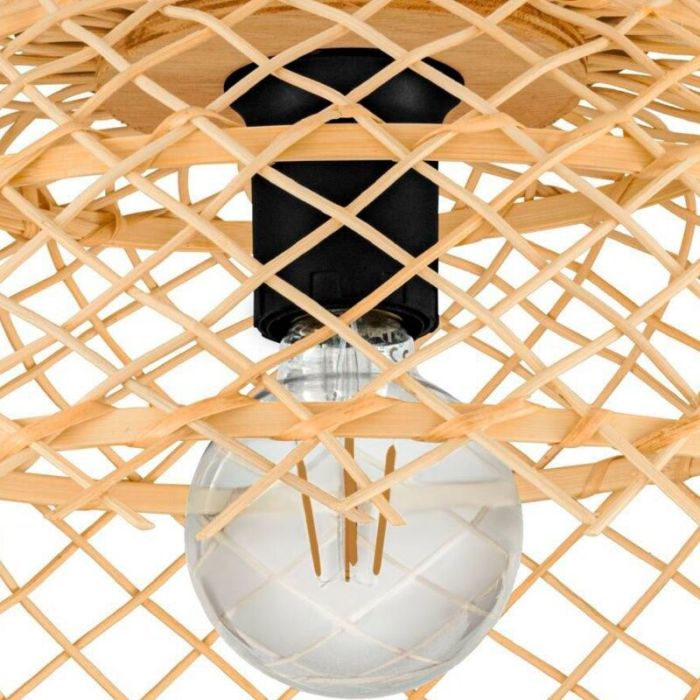 Rattan Deckenlampe Braun, Alida