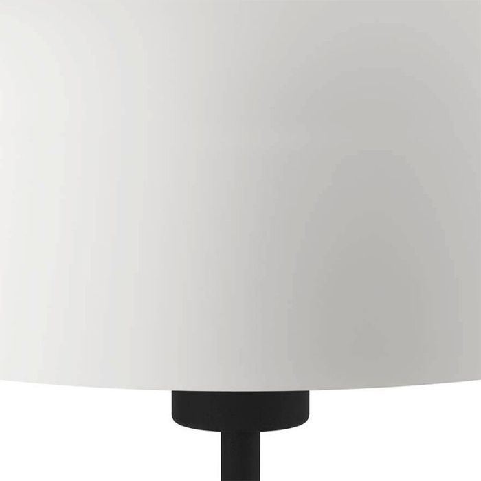 Schwarze Tischleuchte Glas, Miam, mit Schalter