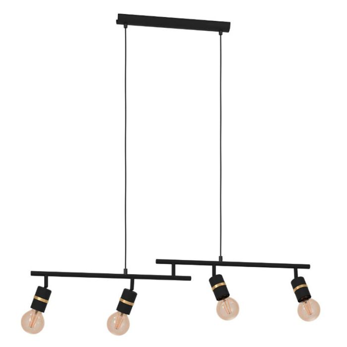 Schwarze Pendelleuchte Aluminium, Jelger
