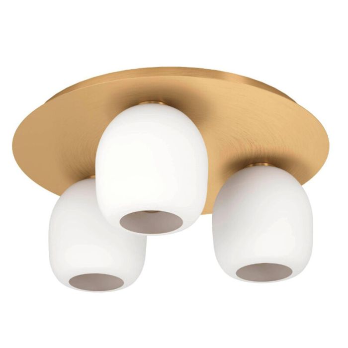 Weiße design Deckenleuchte Glas, Jeannine