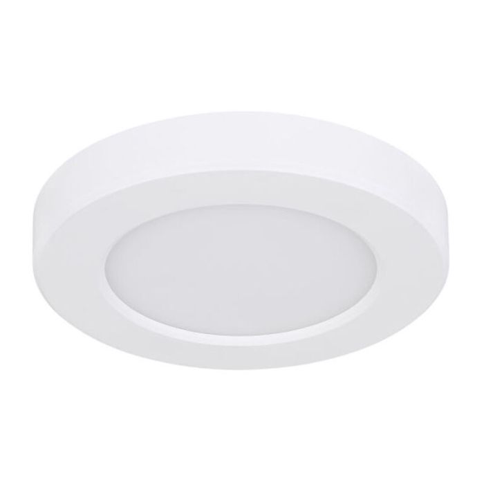 Weiße Deckenlampe Kunststoff, Cage, 6W, in Lichtfarbe einstellbare LED