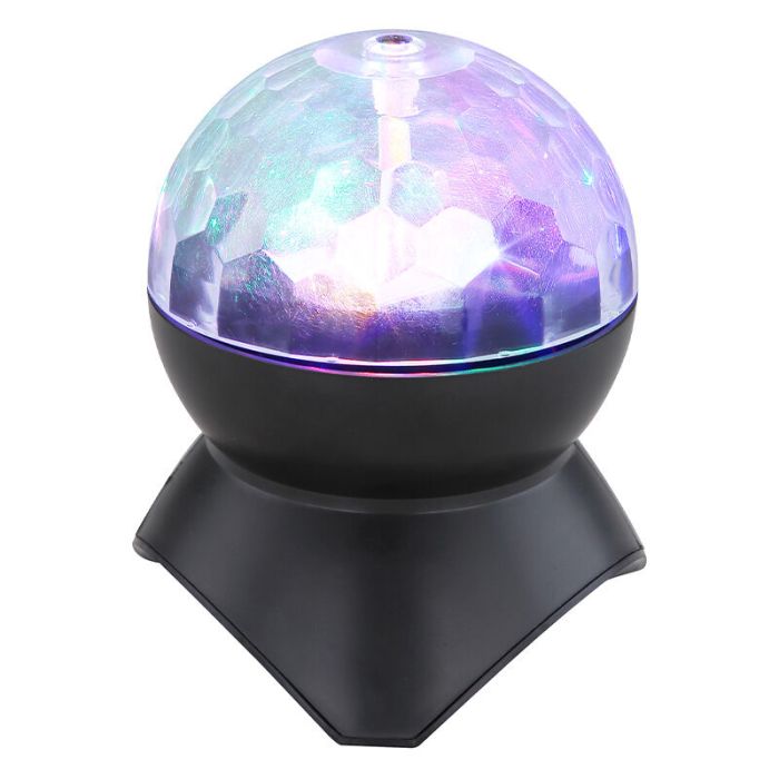 Mehrfarbige Disco Beleuchtung Kunststoff, Laurin, 3W, RGB LED, mit Schalter
