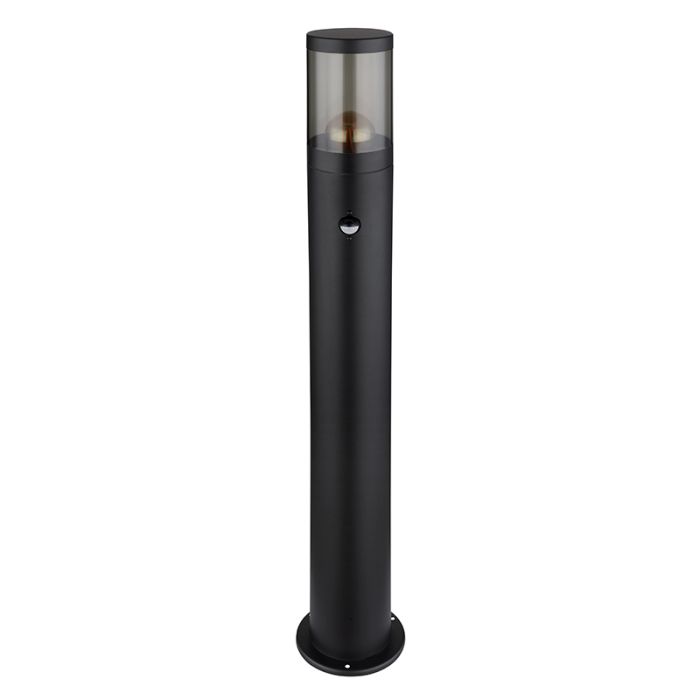 Schwarze moderne Außenleuchte Edelstahl, Lambert, IP44