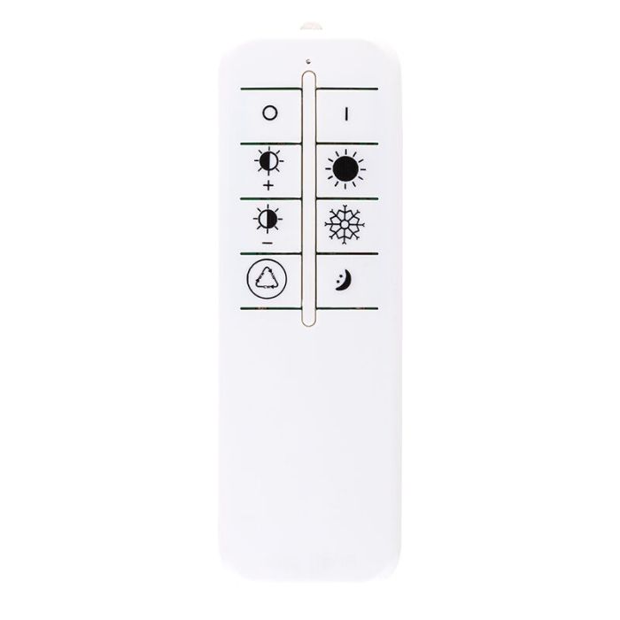 Weiße moderne Smart Deckenleuchte Metall, Helena, 30W, warm- bis kaltweiß einstellbare LED