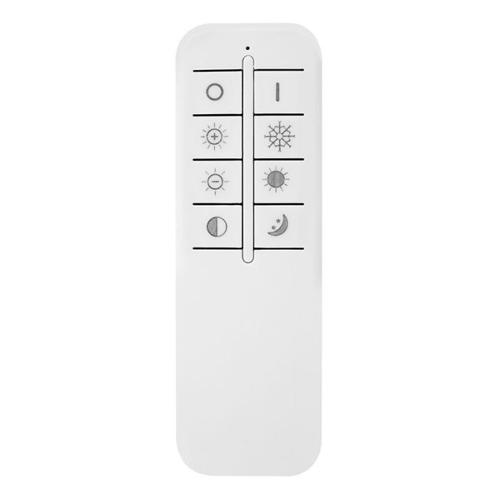 Weiße moderne Smart Deckenleuchte Metall, Aldin, 30W, warm- bis kaltweiß einstellbare LED
